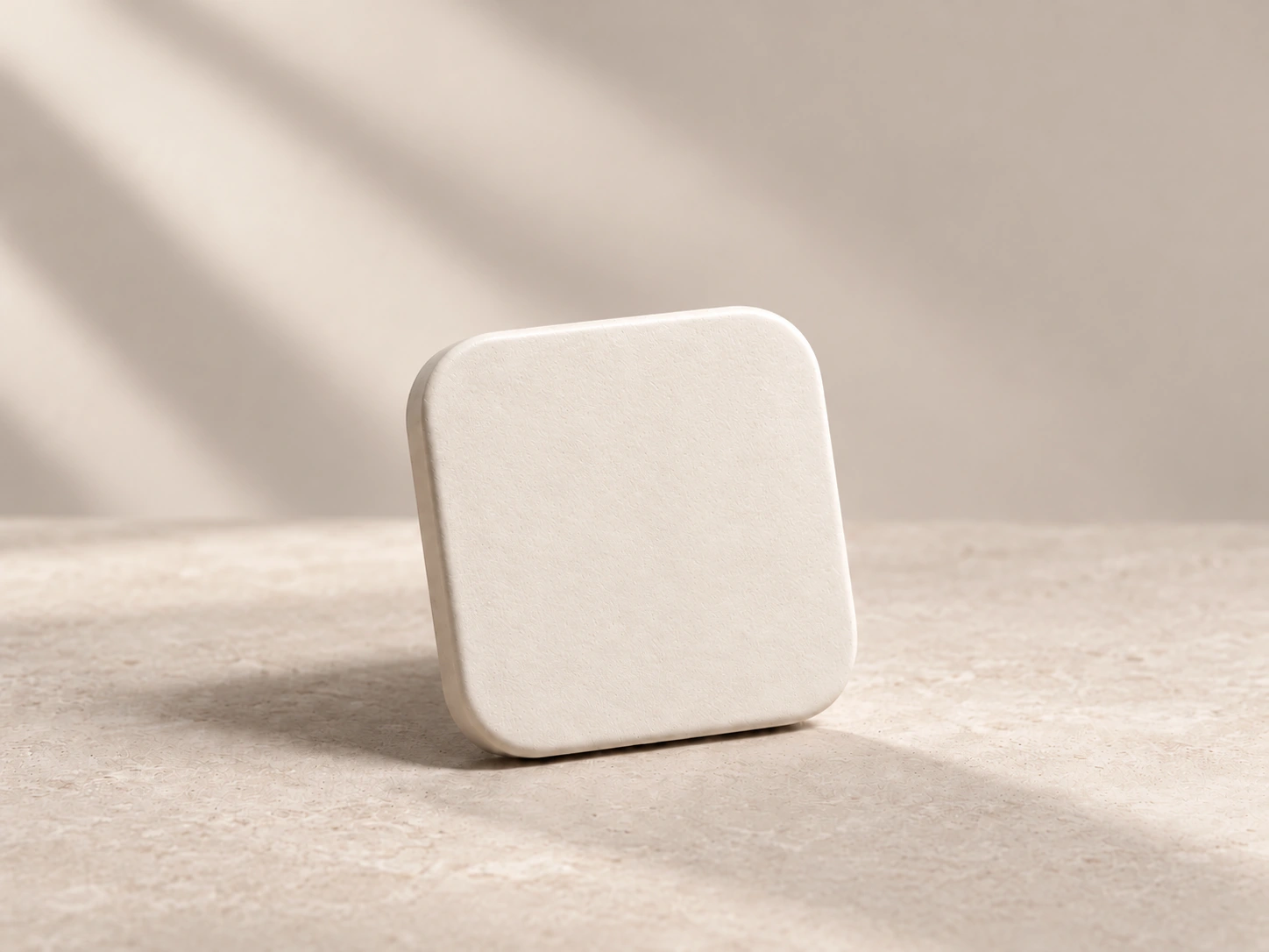 Ivory ceramic tile displaying the official THE RING: Drink Tracker icon
